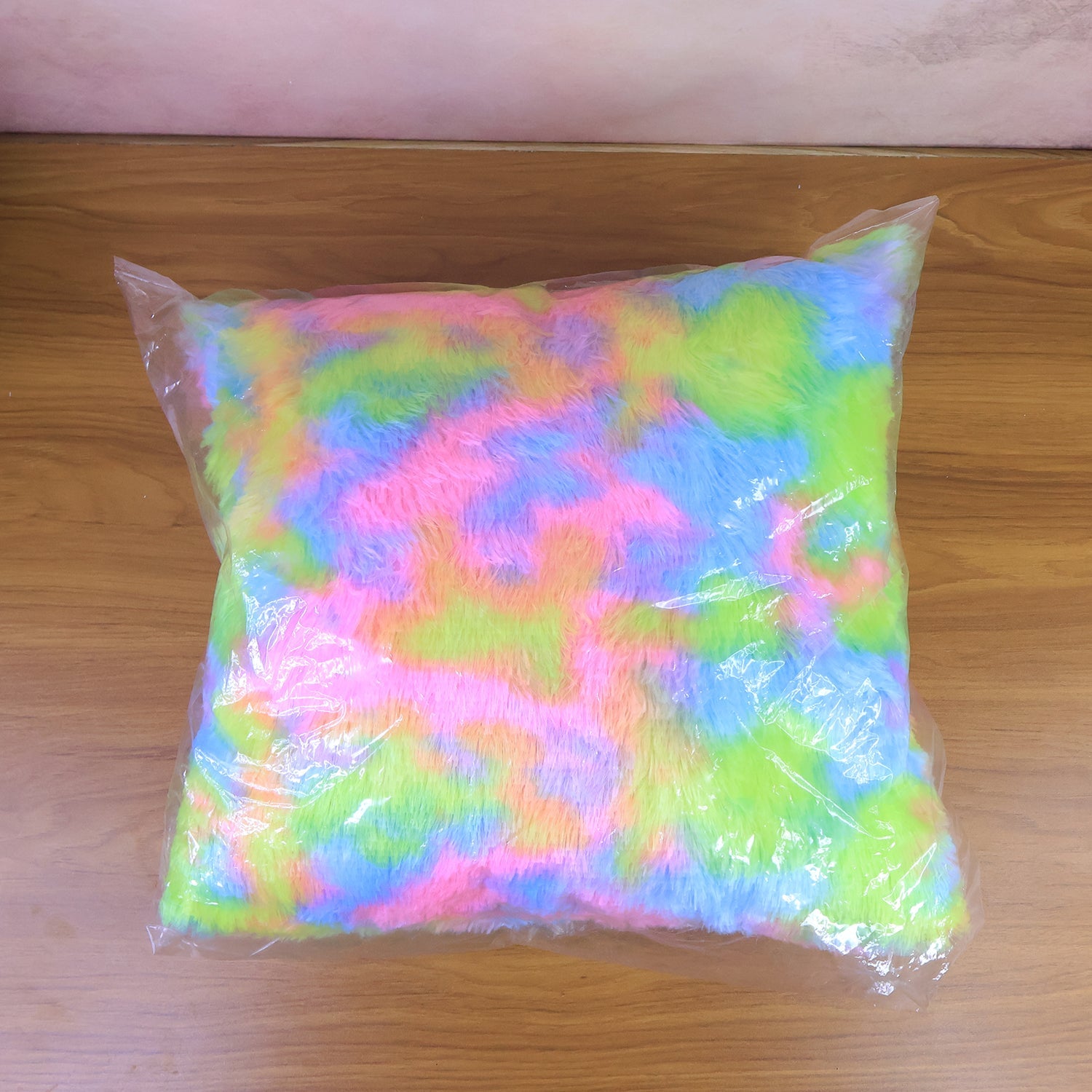 Soft Plush Multicolor Rainbow Cushion Pillow (1 Pc) Soft Plush Multicolor Rainbow Cushion Pillow (1 Pc)